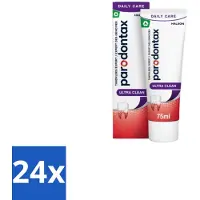 Parodontax Tandpasta bij Bloedend Tandvlees Ultra Clean 75 ml - Voordeelverpakking - 24 stuks