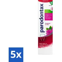 Parodontax 5 x - Tandpasta - Herbal Fresh - Bergamot & Mint - 75ml - Tandvleesgezondheid - Bloedend Tandvlees - Tandpasta - Kruidenextracten - Bergamot