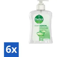 Dettol Handzeep Hydraterend Aloë Vera 250 ml - Voordeelverpakking - 6 stuks