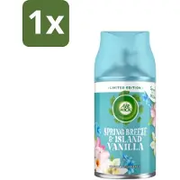 Air Wick 1 x - Luchtverfrisser Navulling - Lentebries & Eilandvanille - Automatische Spray - 250 ml - Luchtverfrisser - Navulling - Geur - Lente - Eilandvanille