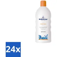 Melkmeisje Bad en Douche Crème Honing 2000 ml - Voordeelverpakking - 24 stuks