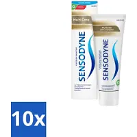 Sensodyne 10 x Tandpasta MultiCare 75 ml - Gevoelige Tanden - Mondverzorging - Tandpasta - Tandgevoeligheid - Tandplak