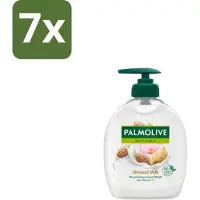 Palmolive Handzeep Naturals Amandel Melk 300 ml - Bulkverpakking - 7 stuks