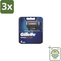 Gillette 3 x - Fusion5 ProGlide – Scheermesjes – Navulmesjes – 4 Mesjes - Grootverpakking - Scheermesjes - Scheren - Scheren Mesjes - Scheren Voor Mannen - Scheren Voor Gezicht