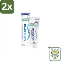 Sensodyne Tandpasta Complete Protection + Fresh Breath 75 ml - Voordeelverpakking - 2 stuks - Mondverzorging - Fris adem