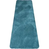 Prima - Soft - Badmat - wastafelmat - Loper - blauw - groen - 60x180cm - antislip