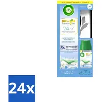 Air Wick - Freshmatic Max – Starterkit – Crisp Linen & Lilac – 250 ml - Voordeelverpakking - 24 stuks