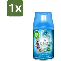 Air Wick 1 x - Luchtverfrisser Navulling - Turquoise Oase - Automatische Spray - 250 ml - Luchtverfrisser - Geur - Tropische Geur - Drijfhout - Zeenevel