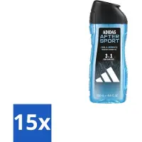 Adidas Shower Gel After Sport 250 ml - Bulkverpakking - 15 stuks