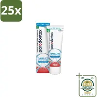 Parodontax 25 x Tandpasta Complete Protection Extra Fresh 75 ml - Grootverpakking - Tandvleesbescherming - Mondhygiëne - Tandpasta - Bloedend Tandvlees - Tandplak