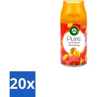 Air Wick – Luchtverfrisser Navulling – Island Mango – 250 ml - Bulkverpakking - 20 stuks