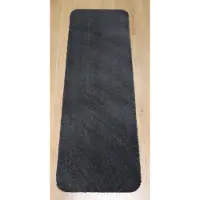 Prima - Soft - Wastafelmat - Badmat - zwart - antraciet - 40x120 - antislip