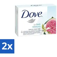 Dove – Zeep – Go Fresh Restore – 4 x 90 g - Voordeelverpakking - 2 stuks