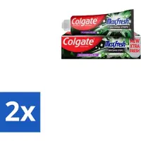 Colgate – Tandpasta – MaxFresh Whitening Bamboo Charcoal – 100 ml - Voordeelverpakking - 2 stuks