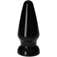 Toyz4Lovers Grote Zwarte ButtPlug - Klassieke Zwarte Anaal Plug - Butt Plug 20 Cm. - Diameter 8 Cm.