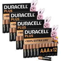 Duracell batterijen AAA - alkaline batterijen - 1,5V, LR03 - 48 stuks