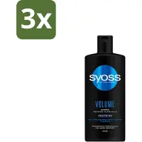 Syoss – Shampoo – Volume – 440 ml - Bulkverpakking - 3 stuks