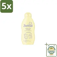 Zwitsal 5 x Zeepvrije Wasgel 200 ml - Grootverpakking - Baby Wasgel - Zeepvrije Wasgel - Babyhuid - Wasgel Baby - Anti-prik Wasgel