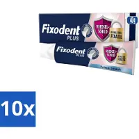 Fixodent Kleefpasta Plus 40 gr - Bulkverpakking - 10 stuks