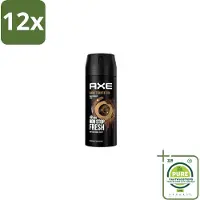 Axe – Deodorant Spray – Dark Temptation – 150 ml - Voordeelverpakking - 12 stuks - Deodorant voor mannen - Warme geur