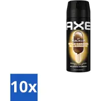 Axe 10 x – Deodorant Bodyspray – Magnum Gold Caramel Billionaire – 150 ml - Deodorant - Deodorant Bodyspray - Luxe Geur - Chocolade Geur - Caramel Geur