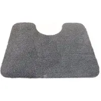 Prima - Soft - WC mat - donker grijs - 50x60cm - met uitsparing 21cm