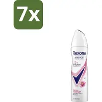 Rexona 7 x Deodorant Spray Advanced Protection Bright Bouquet 150 ml - Anti-transpirant Spray - Zweetvermindering - Lichaamsgeur - Frisse Geur - Body Heat Activated