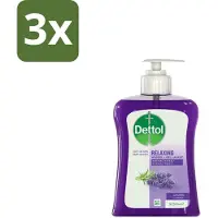 Dettol Handzeep Verzachtend Lavendel 250 ml - Bulkverpakking - 3 stuks