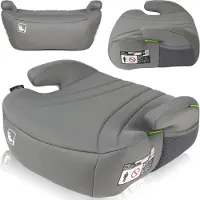 Lionelo Luuk i-Size - Zitverhoger Auto 6-12 Jaar / 125-150 cm - Brede Stoelverhoger met EPE-schuim - Ergonomische armleuningen - Wasbare hoes - Autozitje