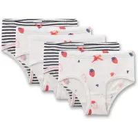 Sanetta Onderbroek rood / zwart / wit