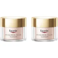 Eucerin Hyaluron-Filler + Elasticity Anti-Rimpel Dagcreme Rose - SPF 30 - Skincare - Hyaluronzuur, Thiamidol - 50 ml - Voordeelverpakking - Bundel van 2