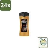 Axe – Douchegel – Copper Santal – 300 ml - Voordeelverpakking - 24 stuks - Sandelhout - Mannelijke geur