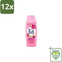 Fa – Douchegel – Magic Oil Pink Jasmine – 250 ml - Voordeelverpakking - 12 stuks - Douchegel - Roze jasmijn