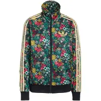 Adidas Originals Sweatvest 'Firebird' lichtgeel / groen / rood / zwart