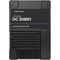 Western Digital WD Ultrastar DC SN861 WUS6BA138PSP9X3 - SSD - Datacenter - 3.84 TB - intern - 2.5" (6.4 cm) - U.2 PCIe 5.0 x4 (NVMe)
