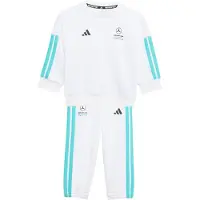 Adidas Trainingspak aqua / zwart / wit