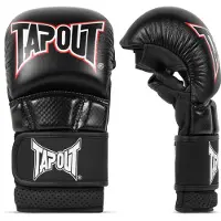TAPOUT Sporthandschoenen 'Brawl' rood / zwart / wit