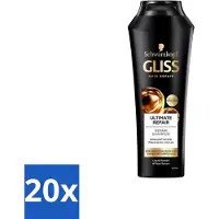 Gliss kur – Shampoo – Ultimate Repair – 250 ml - Bulkverpakking - 20 stuks