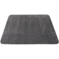 Prima - Soft - XL - Badmat - Hangend - WC mat - zwart - antraciet - 60x80cm - antislip