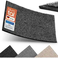 Blumtal Deurmat Thora - Schoonloopmat Microvezel - Antislip 50x80 cm - Antraciet