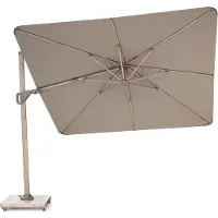 Platinum Nexus T2 premium zweefparasol 300x300 cm mocha mast havana