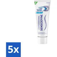 Sensodyne 5 x – Tandpasta – Rapid Relief Whitening – 75 ml - Gevoelige Tanden - Gevoeligheid - Verlichting - Whitening - Tandpasta