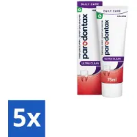 Parodontax Tandpasta bij Bloedend Tandvlees Ultra Clean 75 ml - Bulkverpakking - 5 stuks