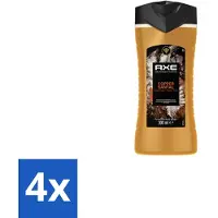 Axe – Douchegel – Copper Santal – 300 ml - Voordeelverpakking - 4 stuks
