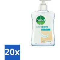 Dettol – Handzeep Gevoelige Huid – Mild & Verzorgend – 250 ml - Bulkverpakking - 20 stuks
