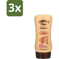 Hawaiian Tropic – Zonnebrand Lotion – Luminosity Medium SPF15 – 180 ml - Bulkverpakking - 3 stuks