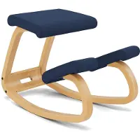 Varier Stokke Variable balans kniestoel Blauw/Lichtbruin Tonal