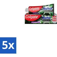 Colgate – Tandpasta – MaxFresh Whitening Bamboo Charcoal – 100 ml - Bulkverpakking - 5 stuks