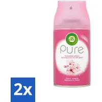 Air Wick 2 x - Luchtverfrisser Navulling - Kersenbloesem - Automatische Spray - 250 ml - Kersenbloesem - Essentiële Oliën - Geur - Geurverspreiding - Fris