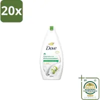 Dove 20 x – Douchegel – Fresh Sensation – 450 ml - Grootverpakking - Douchegel - Fris Gevoel - Mild Reinigen - Verzorgende Douchegel - Schuimende Douchegel